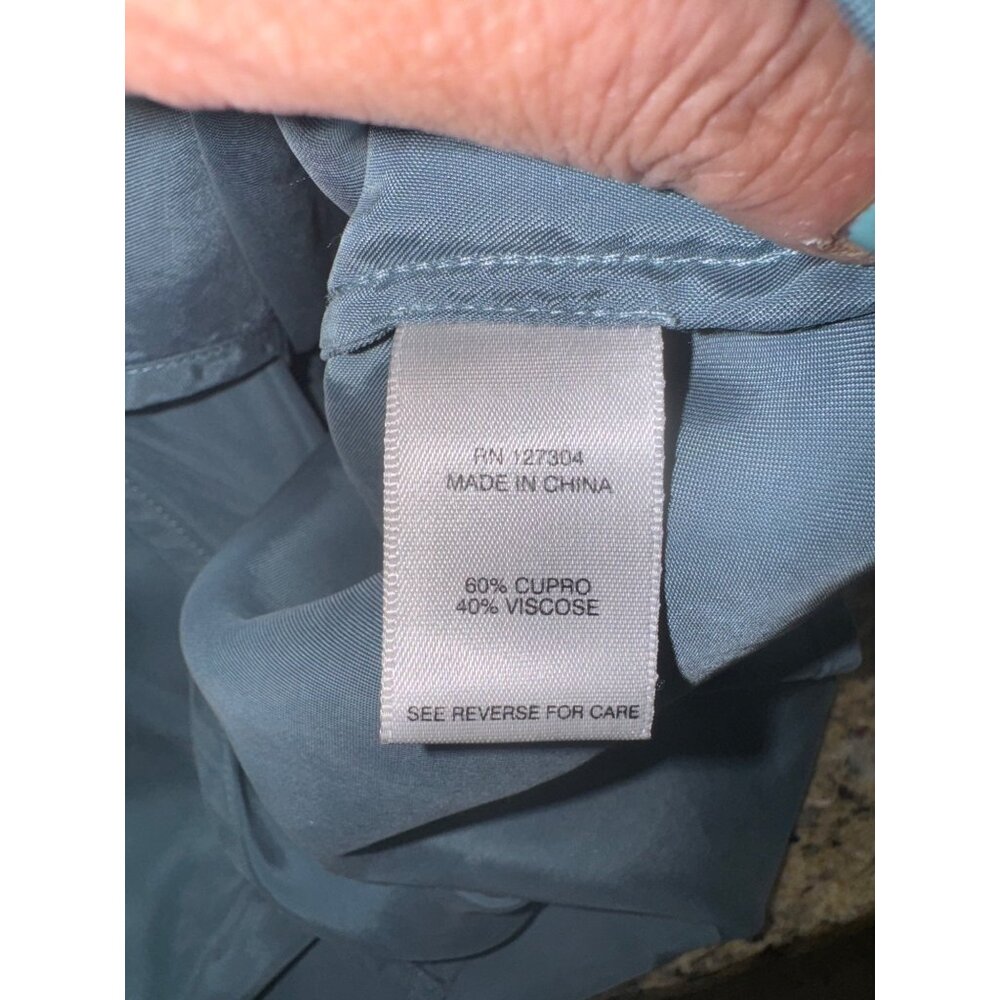 John Mark Soft Chambray Blue Button Boho Blouse E… - image 6